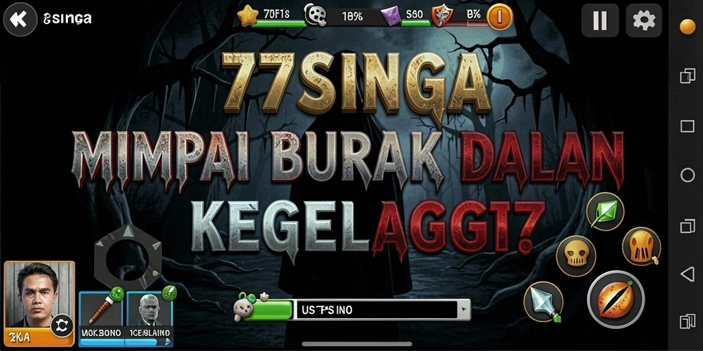Gameplay mengerikan di dalam dunia kegelapan 77SINGA.