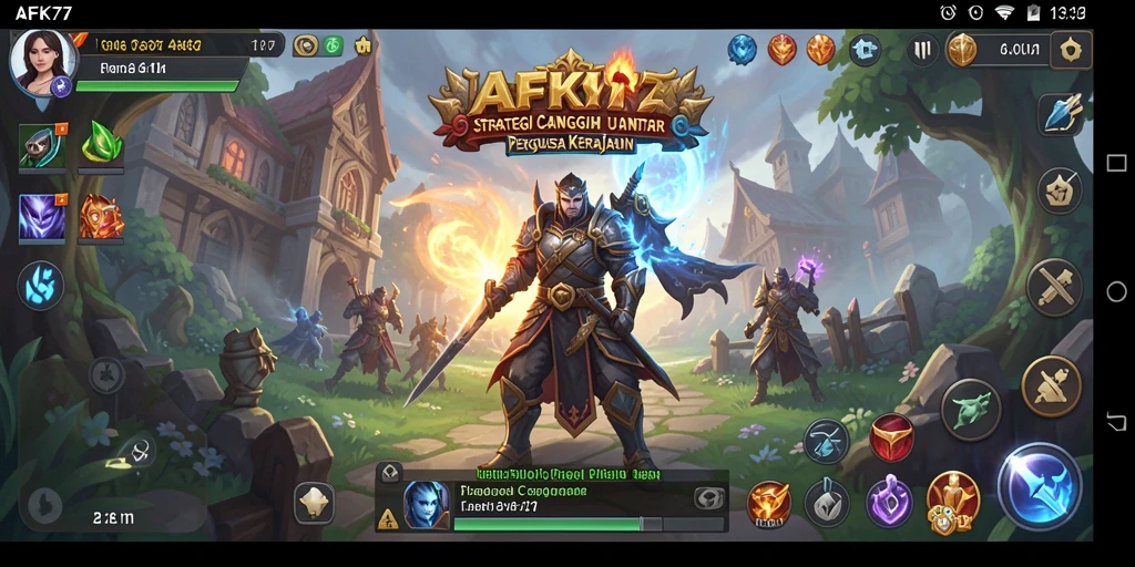 Tampilan gameplay <strong>AFK77</strong> yang menegangkan dan penuh strategi.