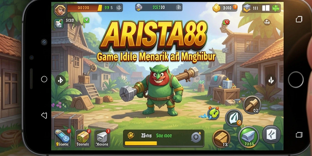 Tampilan gameplay ARISTA88 yang seru dalam genre Idle.