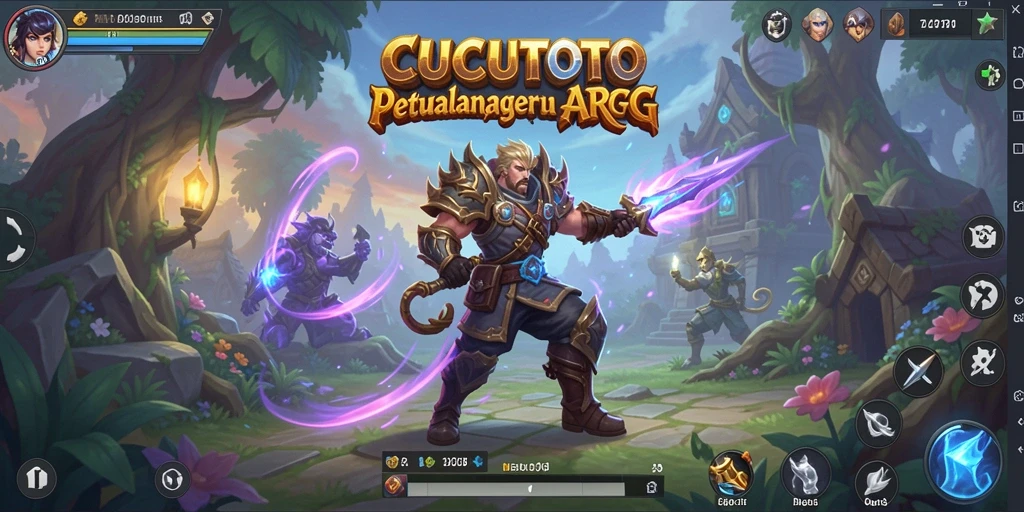 Gameplay seru CUCUTOTO dengan pertempuran epik dalam dunia ARPG.
