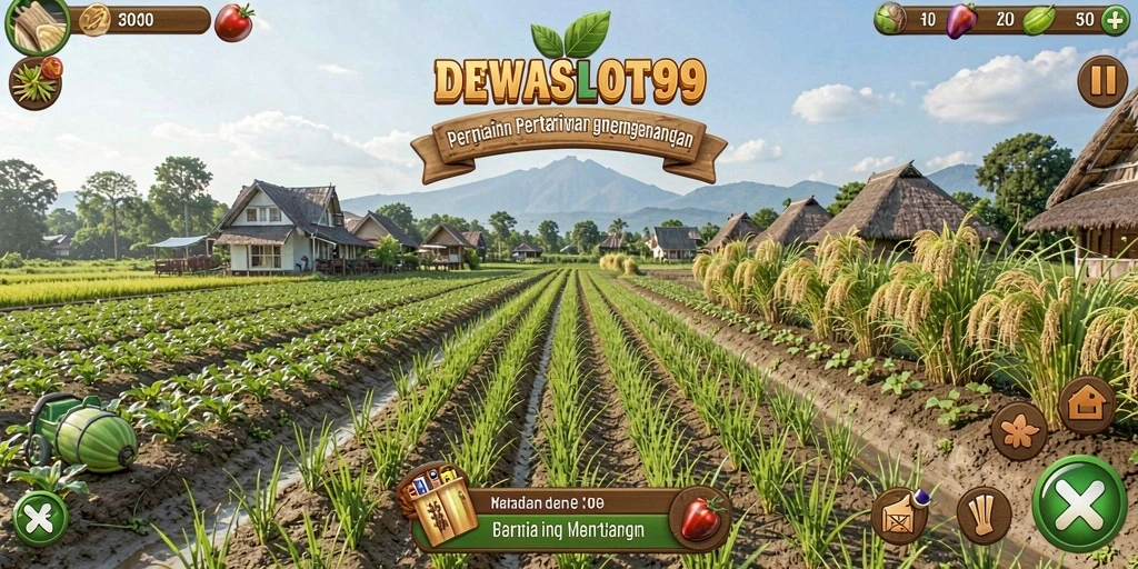 Tampilan gameplay DEWASLOT99 yang penuh warna dan seru.