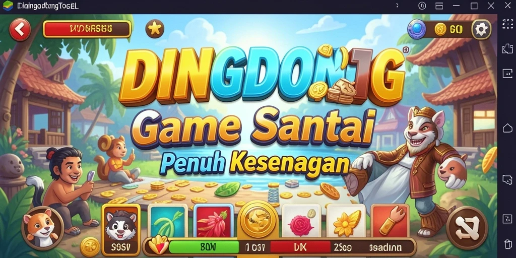 Gameplay DINGDONGTOGEL yang menyenangkan dan penuh warna.