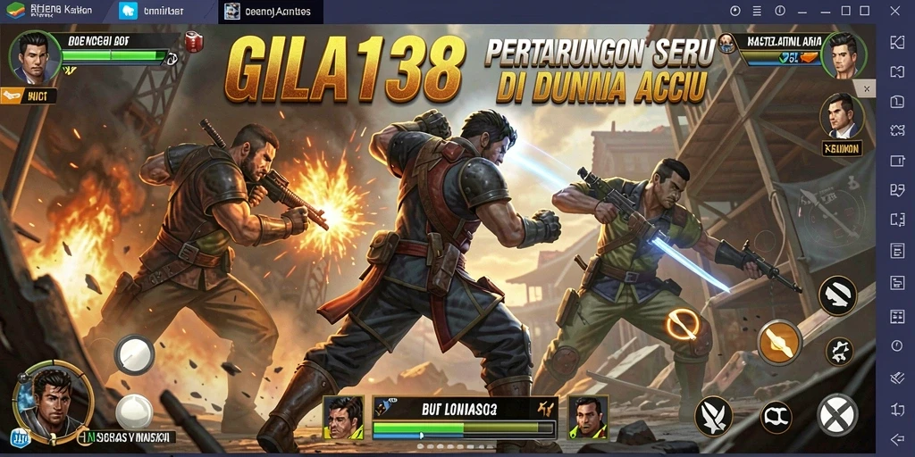 Tampilan pertarungan mendebarkan di GILA138 dengan grafis berkualitas tinggi.