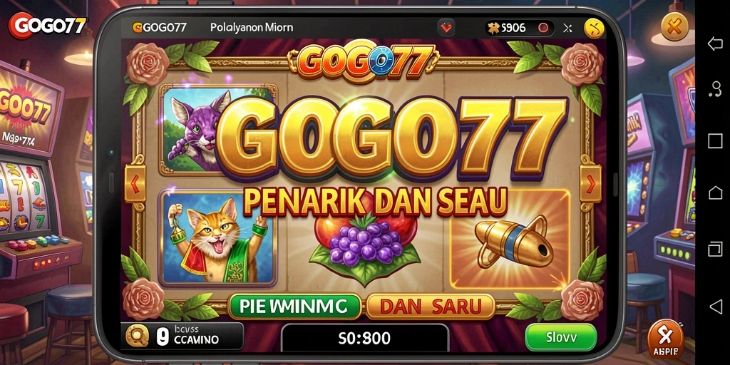 Tampilan gameplay GOGO77 yang menawan dan interaktif.