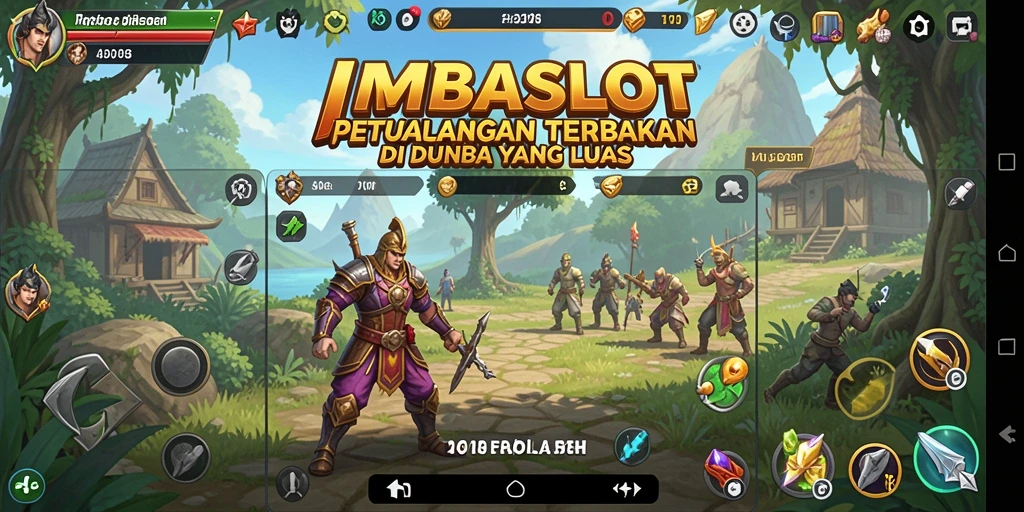 Tangkapan layar gameplay <strong>IMBASLOT</strong> yang menunjukkan eksplorasi dunia terbuka.
