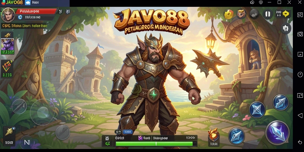 Tangkapan layar gameplay menampilkan aksi pertempuran RPG yang seru.