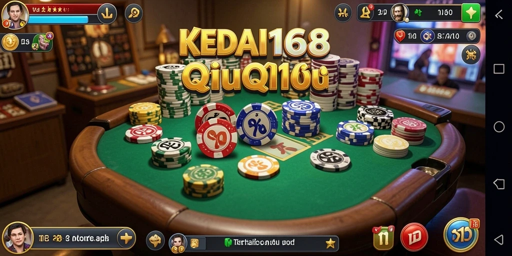 Tampilan gameplay QiuQiu yang seru dan interaktif.