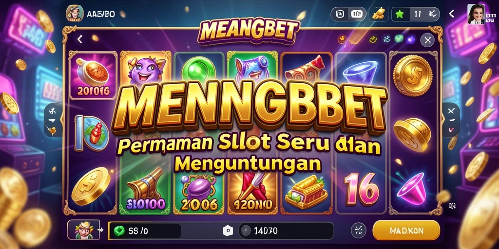 Tampilan seru gameplay Slot di MENANGBET dengan grafik menarik.