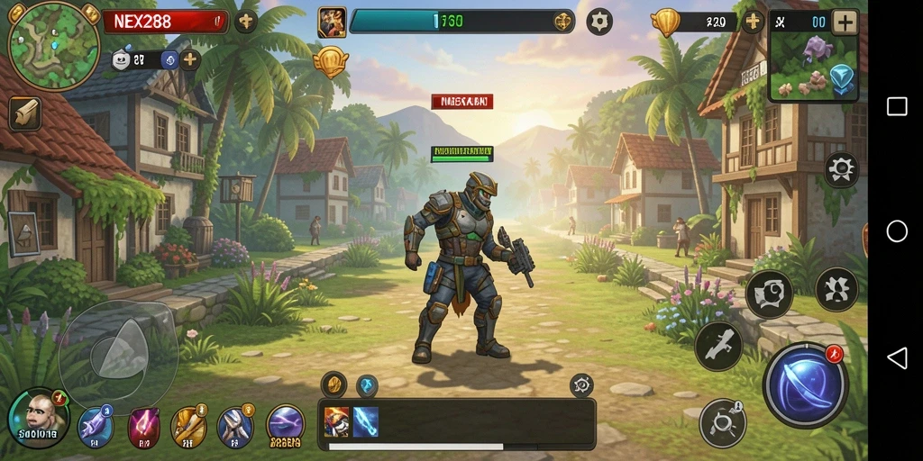 Tampilan gameplay NEX288 yang seru dan interaktif.