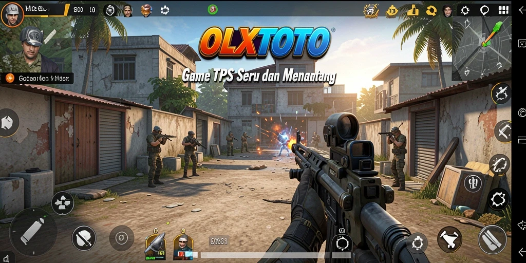 Screenshot gameplay OLXTOTO menunjukkan aksi seru dalam pertempuran.