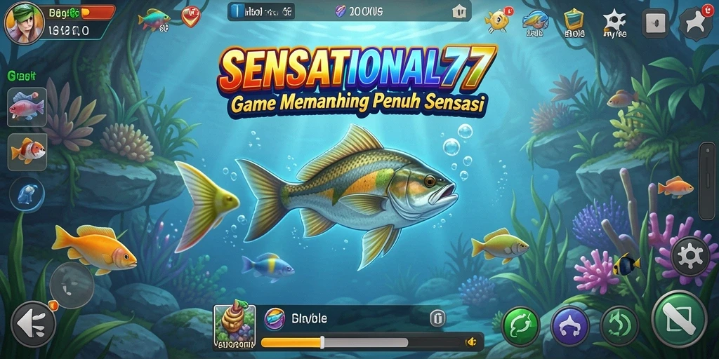 Tangkapan ikan yang spektakuler dalam SENSATIONAL77.